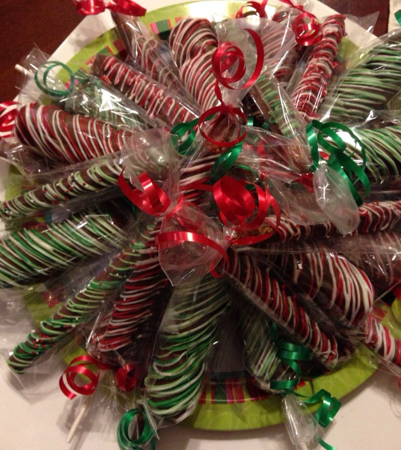 24 Shimmer Chocolate Covered Marshmallow Pops: Communion, Baptism Favors